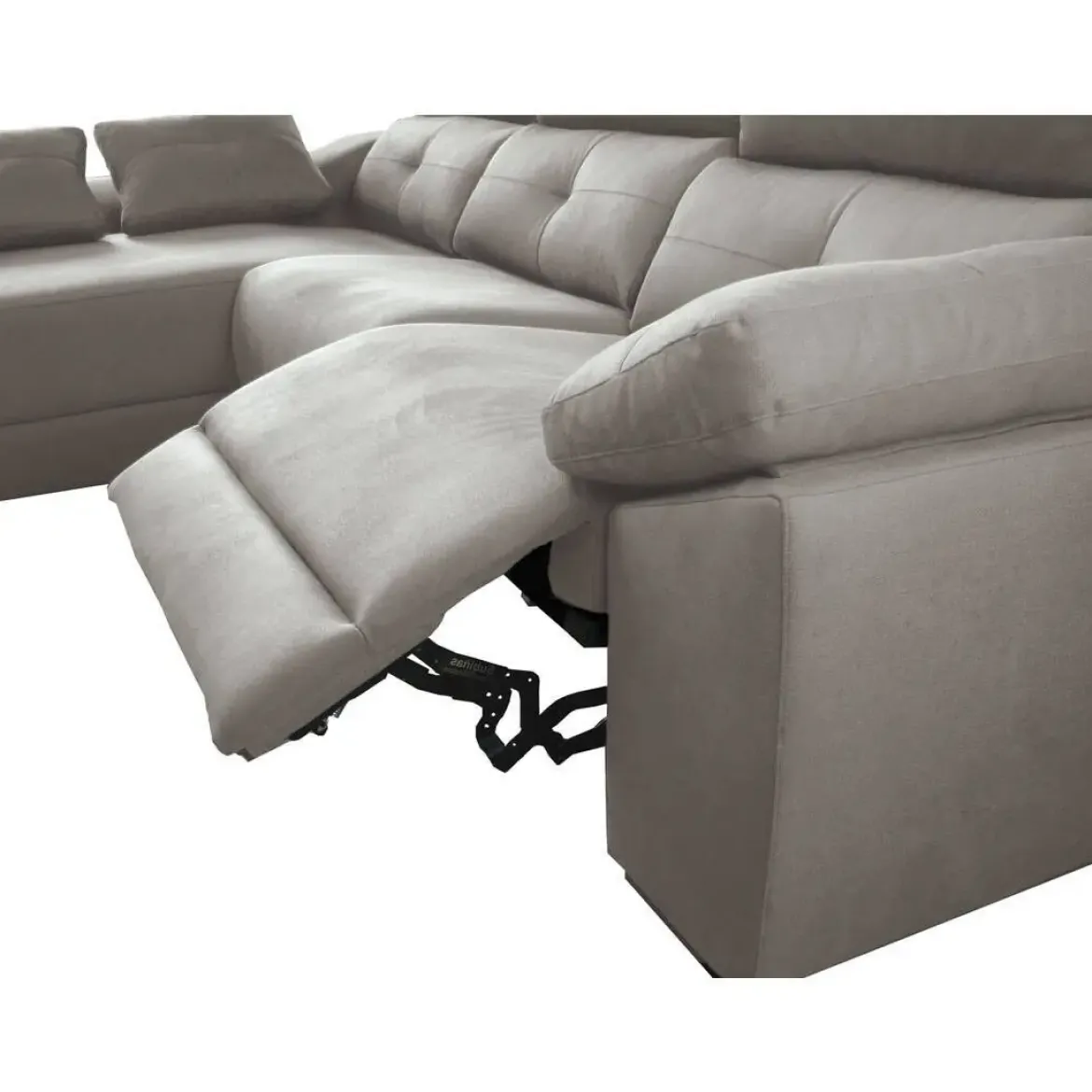 Chaise Longue Relax Eléctrico Tapizado en Tela Izquierda MÁXIMO