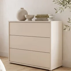 Cómoda de 3 Cajones con Extracción Total y Push A75