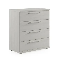 Cómoda de Dormitorio 4 Cajones 80 cm Melamina KRONOS.5 DK15