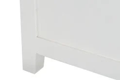 Cómoda de Madera Blanca con 8 Cajones en Mango y Acacia MB-207442