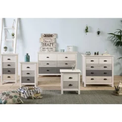 Cómoda de Madera con 3 Cajones ROMANTICA