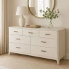 Cómoda de MDF y Metal en Gris Claro MB-220063