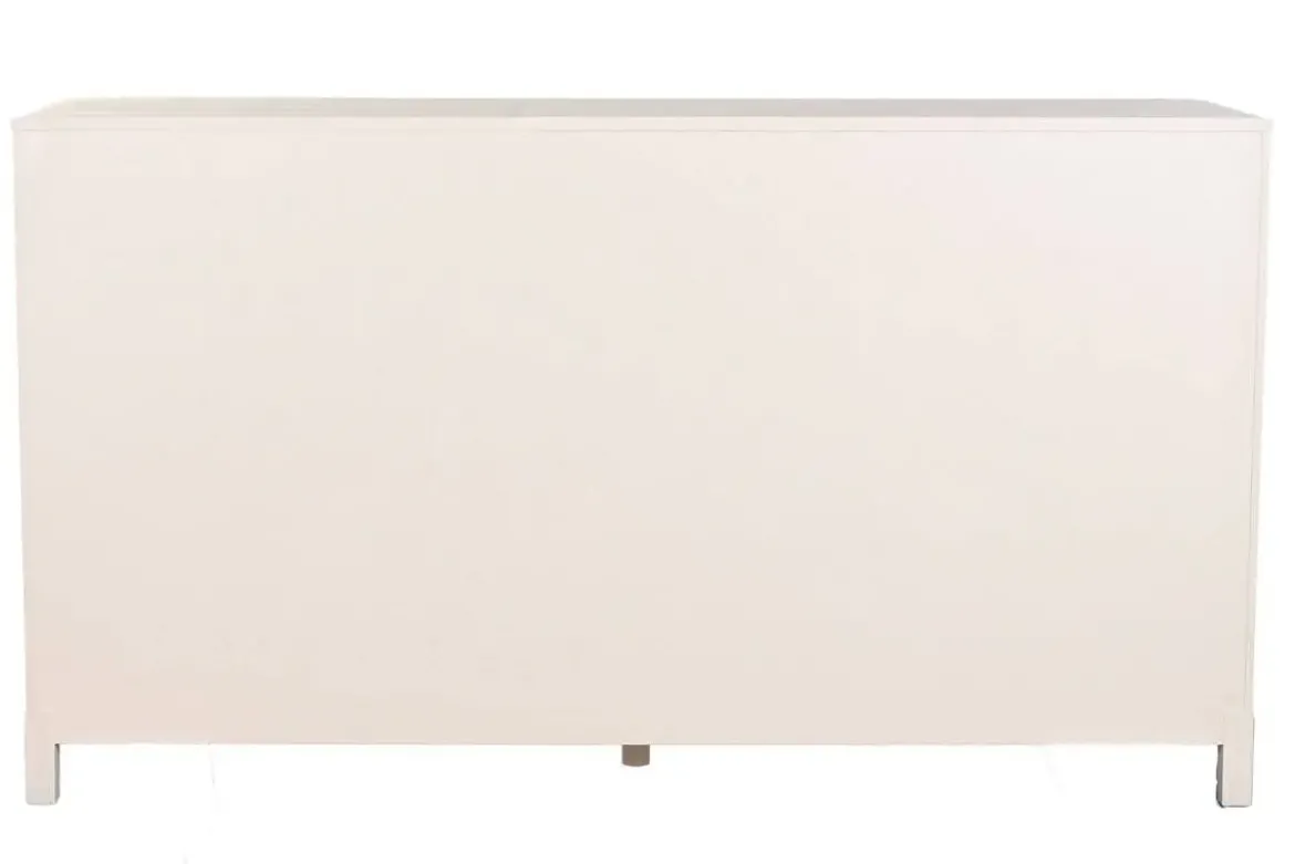 Cómoda de MDF y Metal en Gris Claro MB-220063