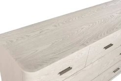 Cómoda de MDF y Metal en Gris Claro MB-220063