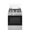 Cocina de Gas 4 Fuegos INFINITON con Horno INOX CC61EHX