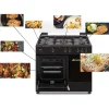 Cocina de Gas Infiniton CCRST90EPH 5 Fuegos con Horno de 59 L