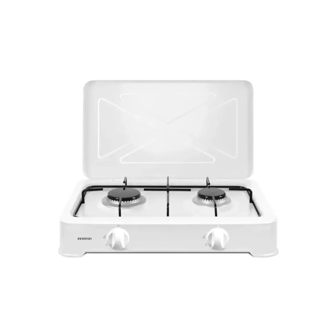 Cocina de Gas portátil 2 fuegos INFINITON GGP-W2