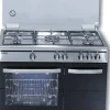 Cocina ROMMER 5 Fuegos Inox Horno Gas Triple Corona CH906XFGPBI