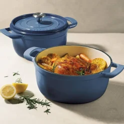 Cocotte de Hierro Fundido Esmaltado Azul 26 cm 5,6L 31700156