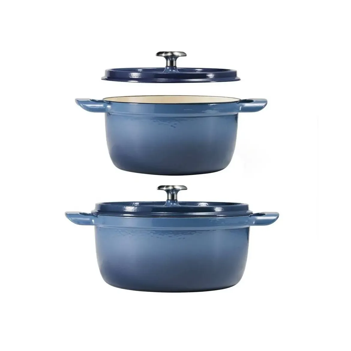 Cocotte de Hierro Fundido Esmaltado Azul 26 cm 5,6L 31700156