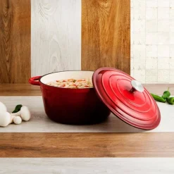 Cocotte de Hierro Fundido Esmaltado 24 cm 3,7L BIDASOA 7664008