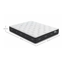 Colchón FLEX de Muelles Ensacados NUBE VISCO 135x190 cm