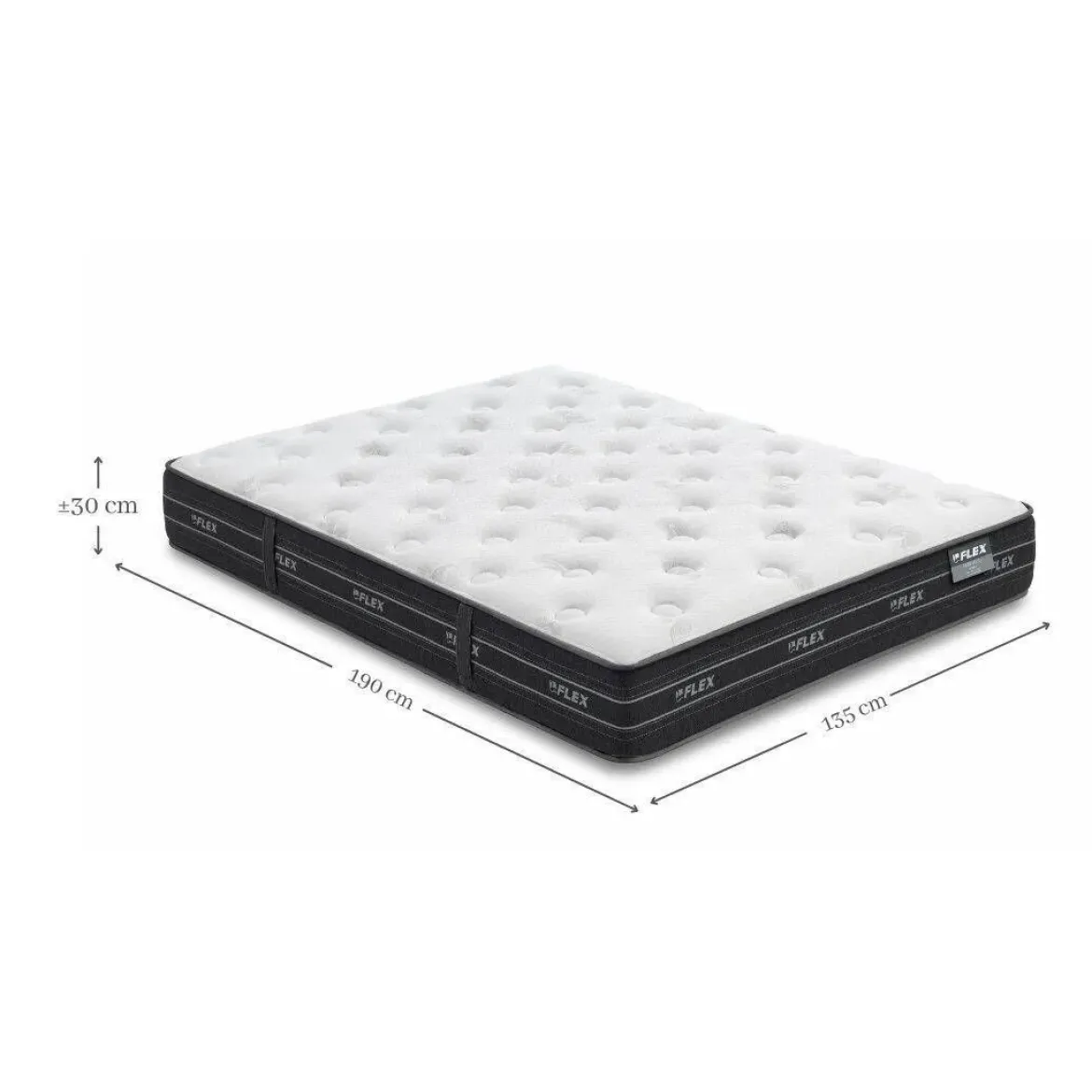 Colchón FLEX de Muelles Ensacados NUBE VISCO 135x190 cm