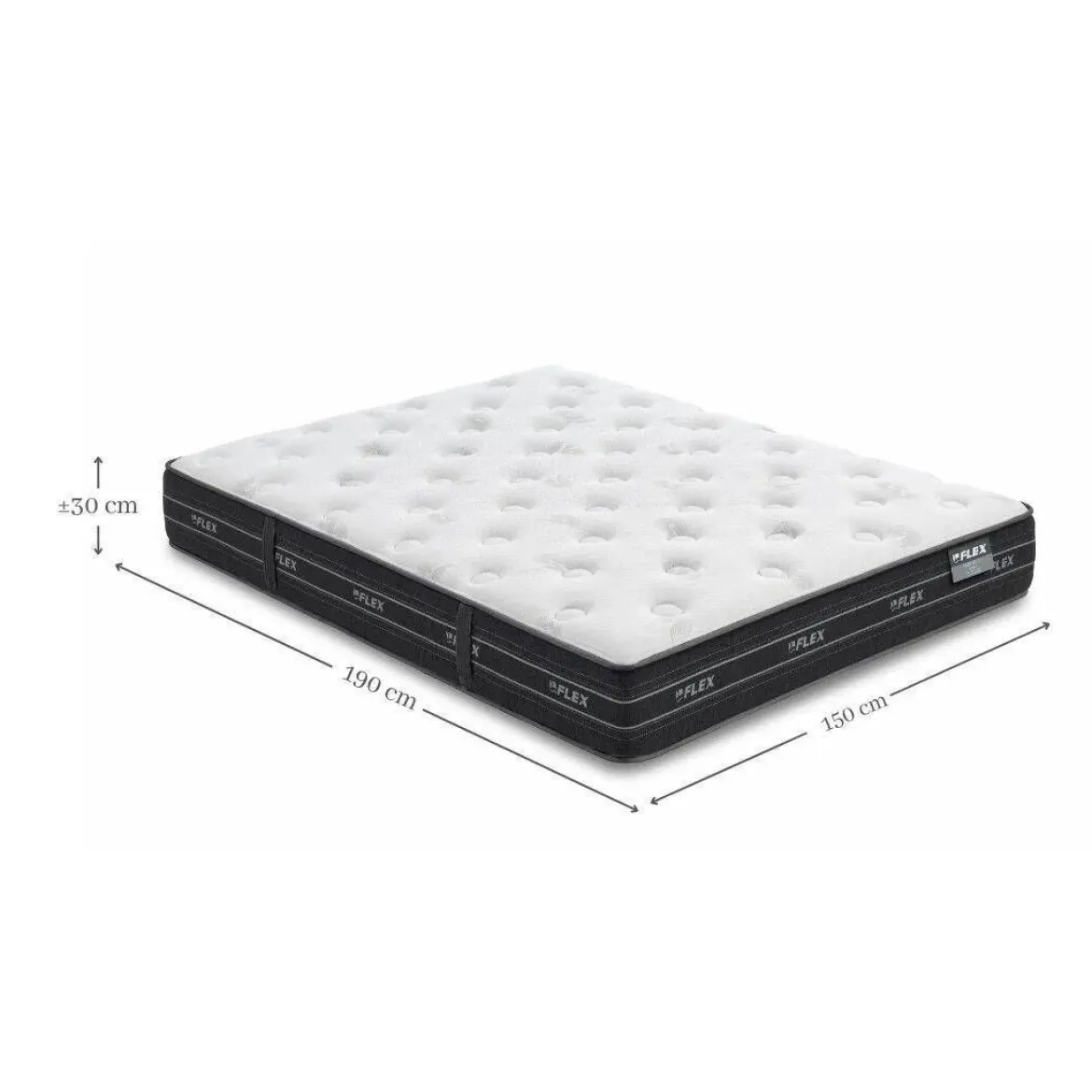 Colchón FLEX de Muelles Ensacados NUBE VISCO 150x190 cm