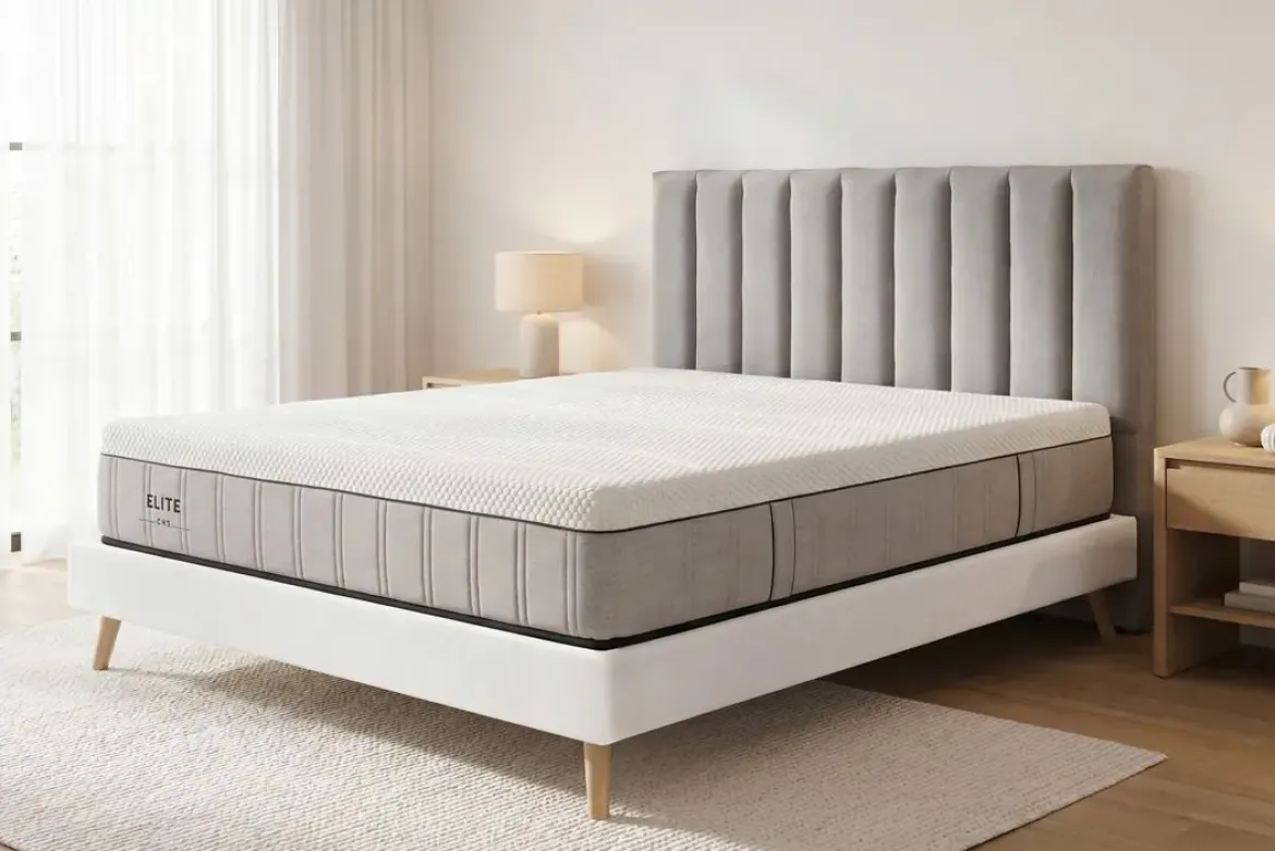 Colchón 105x190 cm de Muelles Ensacados con 3 cm de Visco Flow ELITE NOVA
