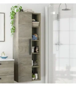 Columna de Baño en Roble Alaska con Puerta ATENEA 305471C
