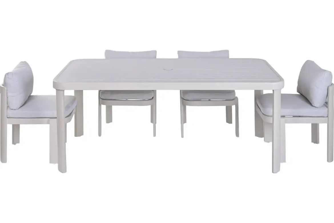 Comedor de Jardín de Aluminio con 6 Sillas Arena MB-224139