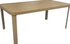 Comedor de Jardín de Aluminio con 6 Sillas Marrón Simil Madera MB-224606