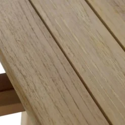 Comedor de Jardín de Madera de Teca con Mesa Cuadrada MB-204125