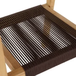 Comedor de Jardín de Madera de Teca con Mesa Cuadrada MB-204125