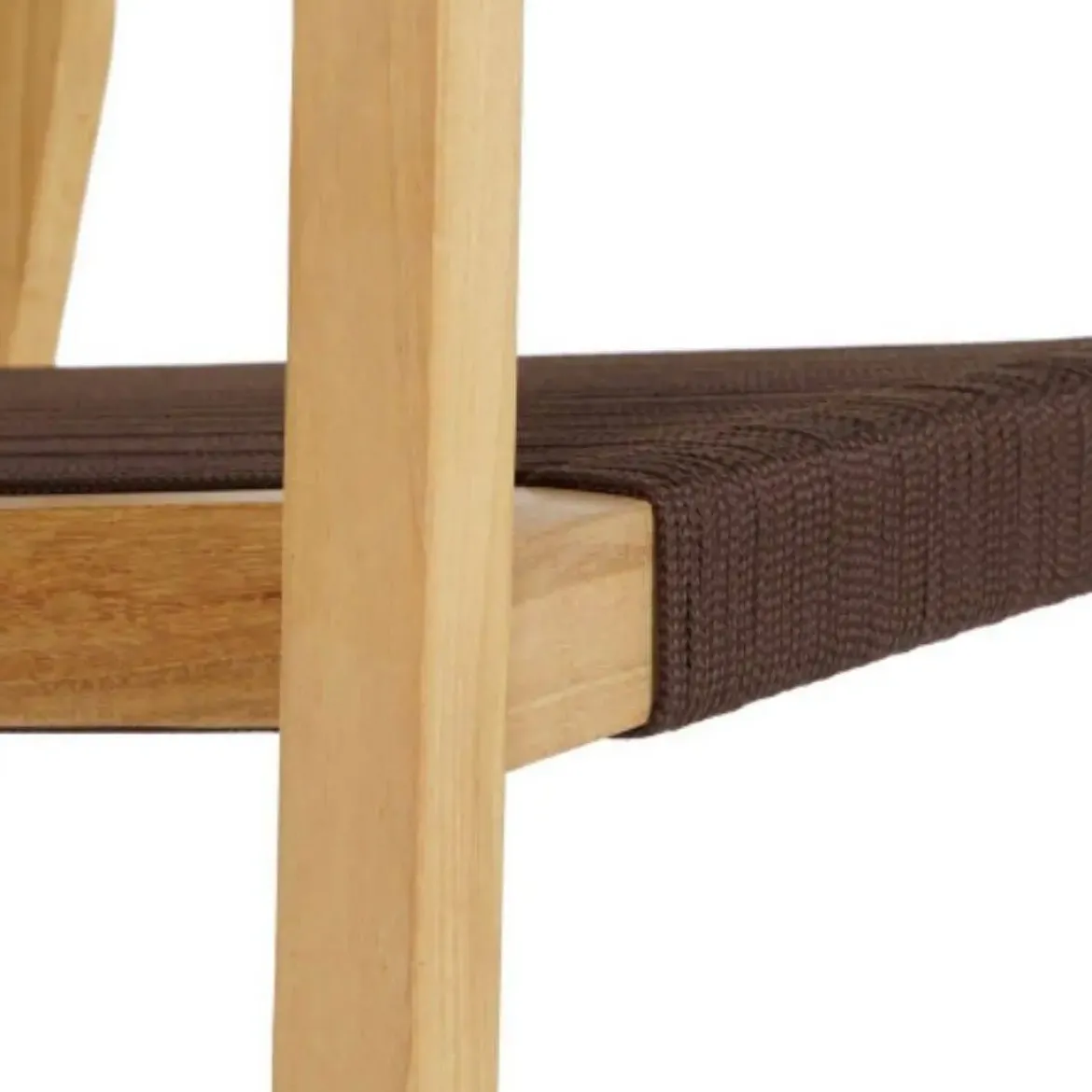 Comedor de Jardín de Madera de Teca con Mesa Cuadrada MB-204125