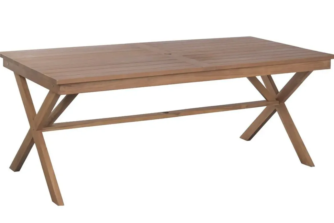 Comedor de Jardín de Teca con Mesa y Bancos MB-224650