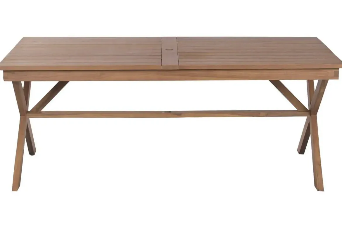 Comedor de Jardín de Teca con Mesa y Bancos MB-224650