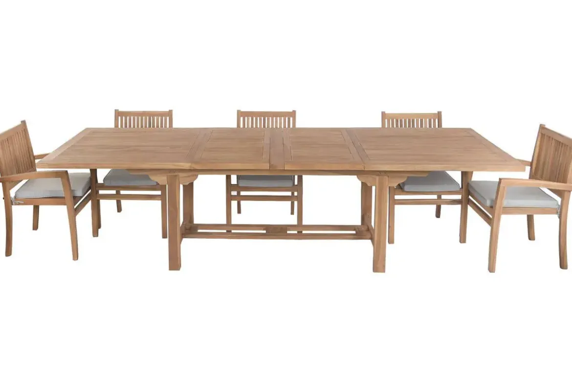Comedor de Jardín de Teca con 8 Sillas MB-224648