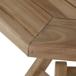 Comedor de Jardín Plegable de Madera de Teca 4 Comensales MB-193185
