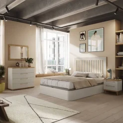 Composición de Dormitorio de Matrimonio Polar/Artisan KRONOS 5 N 809