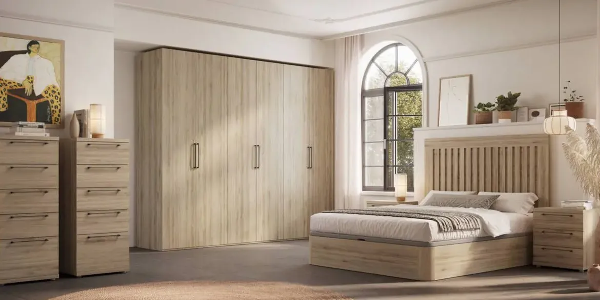Composición de Dormitorio en Roble Natural KRONOS 5 N 808