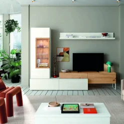 Composición de Salón 270 cm Acabado en Artisan y Polar NEO.4 317