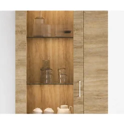 Composición de Salón 340 cm en Roble Natural KRONOS 5 N 616