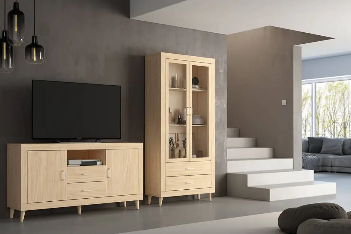 Composición de salón MOON EVO alpin de Melamina Nº 56