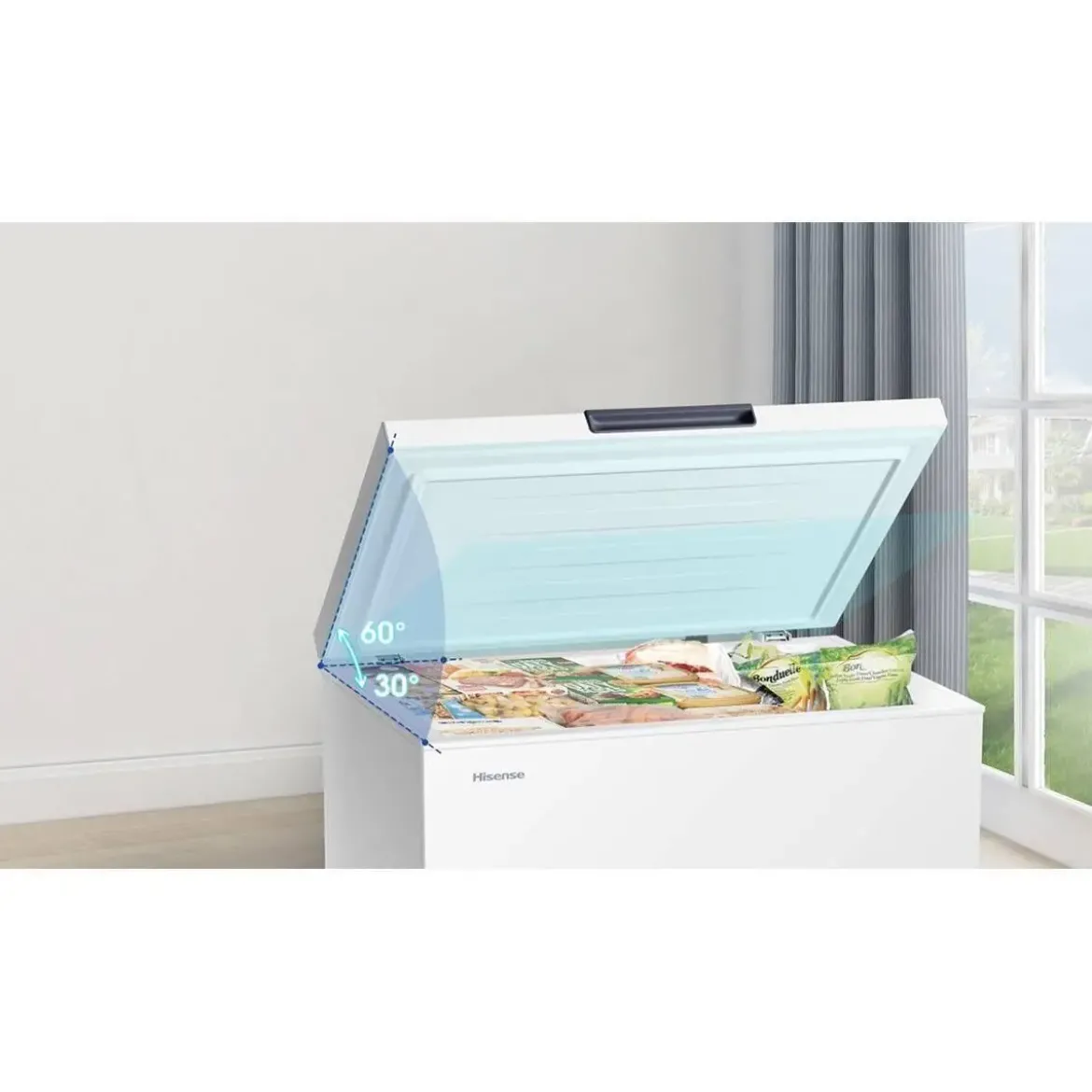 Congelador Horizontal Hisense 420L Blanco E FT546D4AWLYE