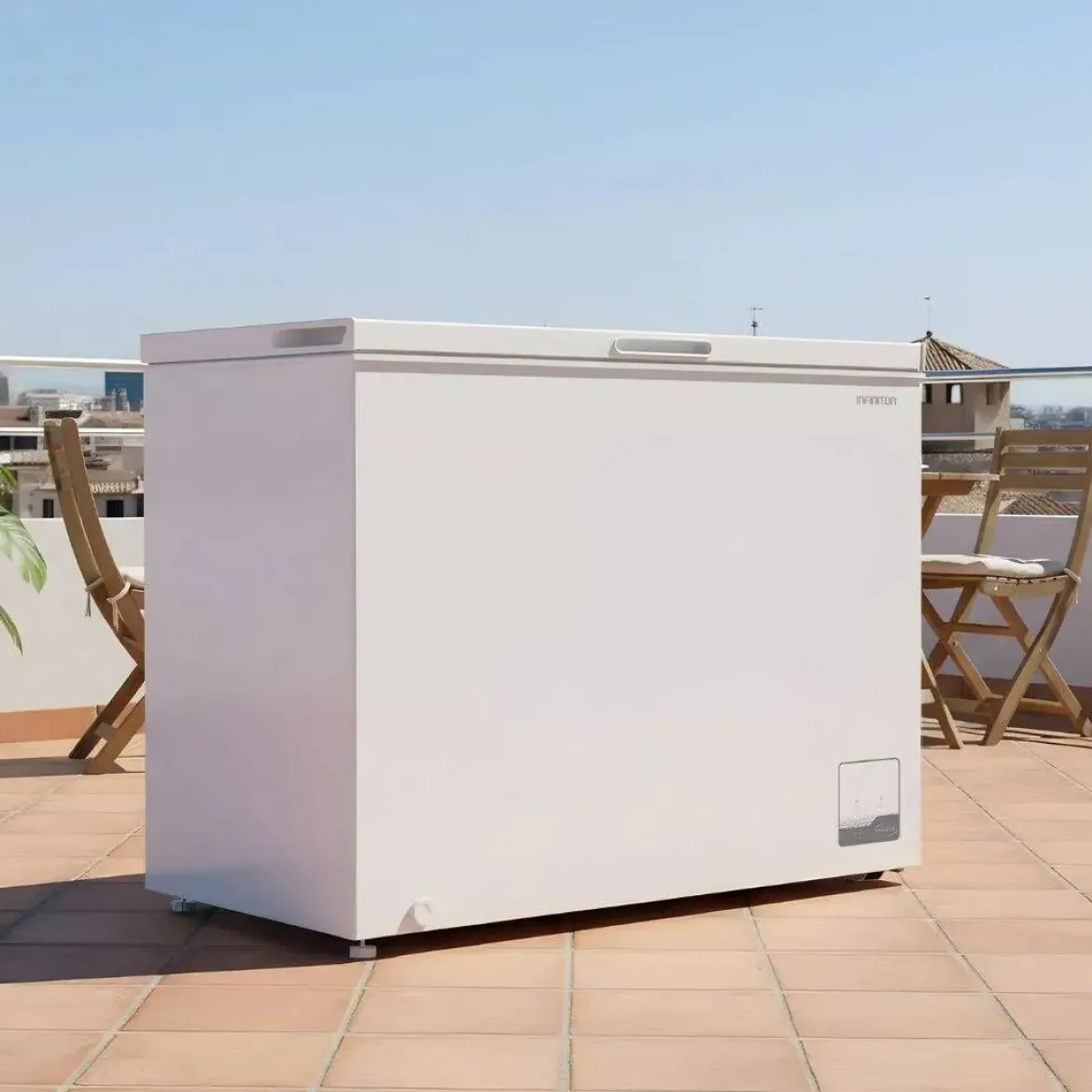 Congelador Horizontal Infiniton 254 Litros Clase E Stand By CH25H86WEK