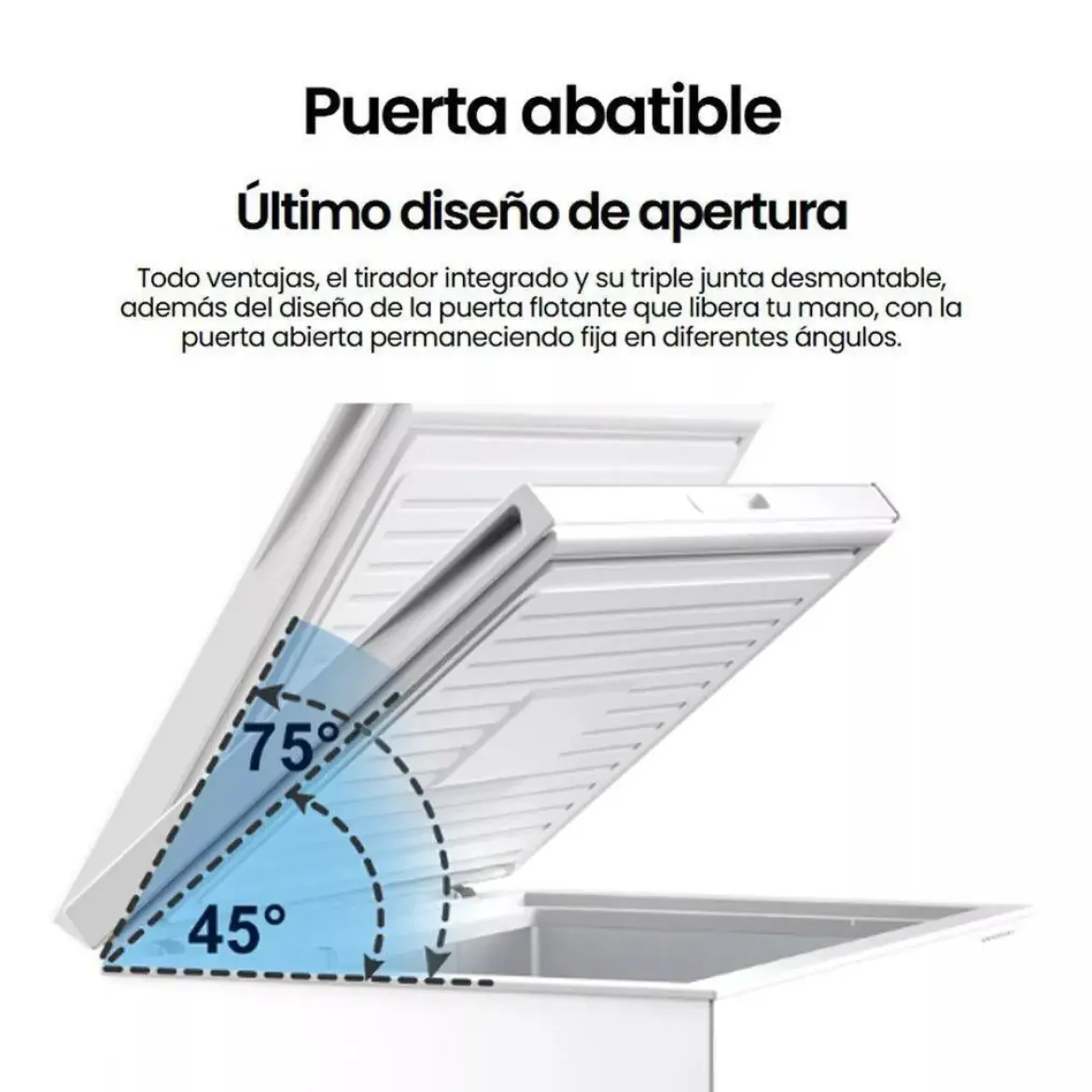 Congelador Horizontal Infiniton 254 Litros Clase E Stand By CH25H86WEK