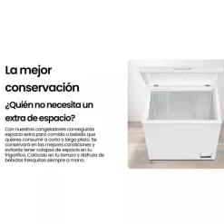 Congelador Horizontal INFINITON 199 L Clase E CH-20H86WEH