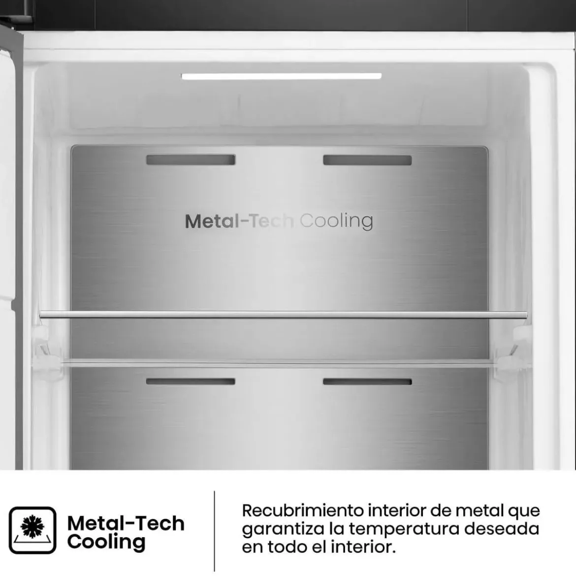 Congelador Vertical HISENSE FT3K310SAIE1 No Frost 312L Inox Display Exterior