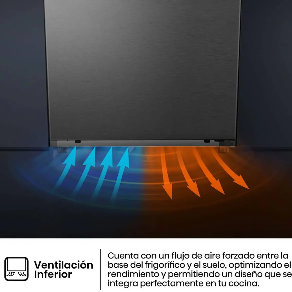 Congelador Vertical HISENSE FT3K310SAIE1 No Frost 312L Inox Display Exterior