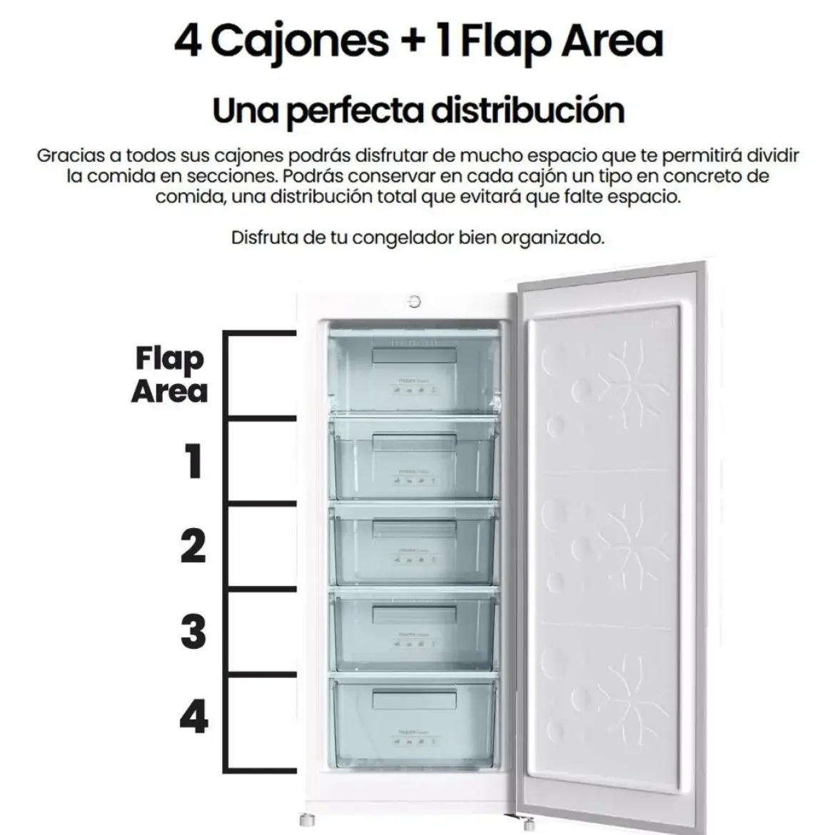 Congelador Vertical 145 L Blanco INFINITON CV140L25WEP