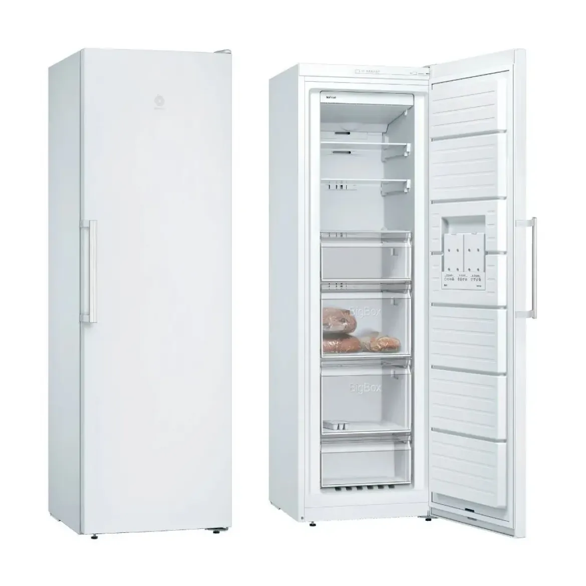 Congelador Vertical No Frost Blanco BALAY 3GFE553WE