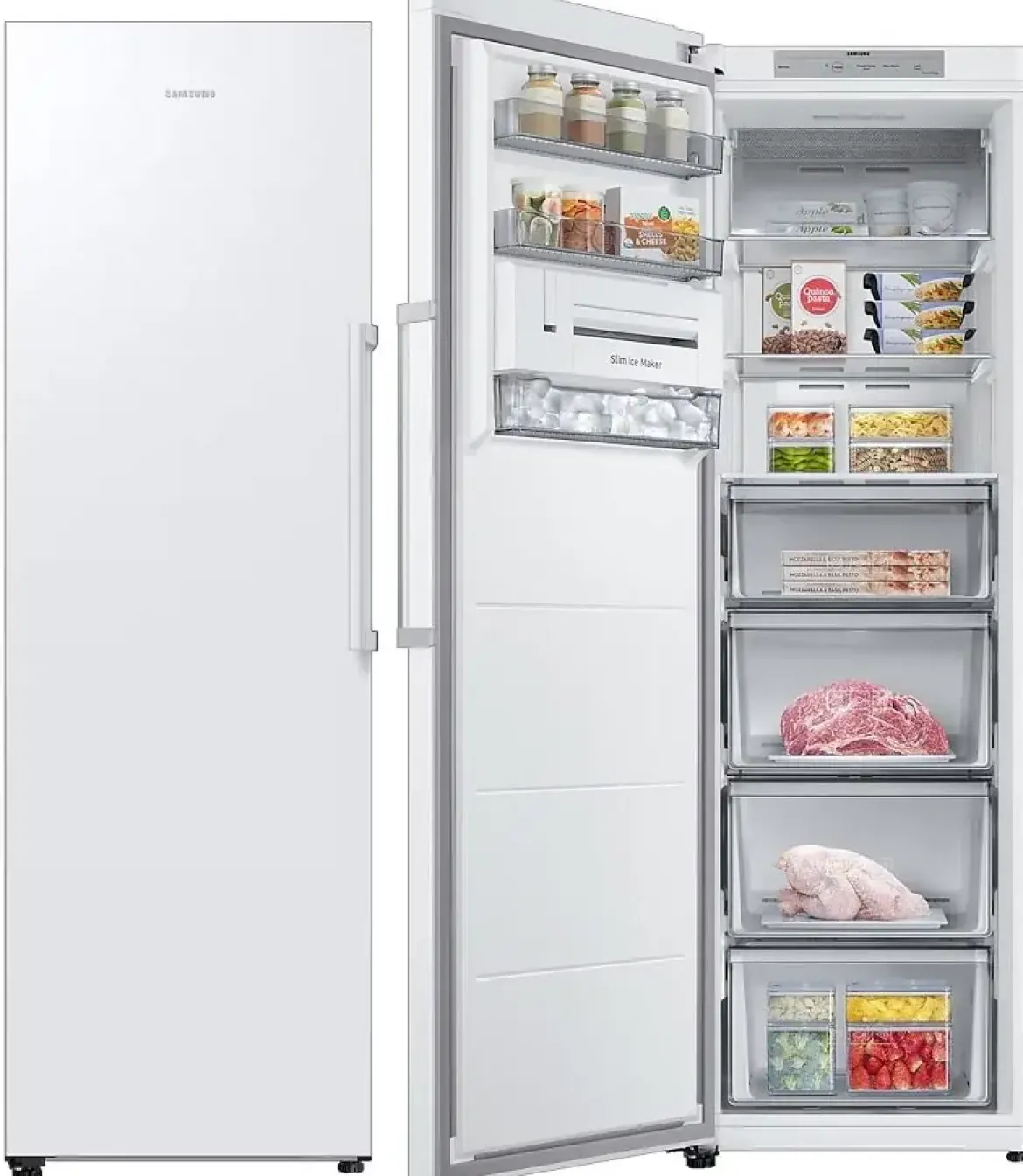 Congelador Vertical SAMSUNG No Frost 323L Blanco RZ32C7ADEWW
