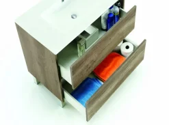 Conjunto de Baño 80 cm con Espejo Acabado Nordik DAKOTA 305040H