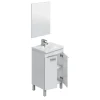 Conjunto de Baño 50 cm con 2 Puertas Blanco Brillo KONCEPT 305210BO