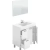 Conjunto de Baño 80 cm con 2 Puertas Blanco Brillo AKTIVA 305450BO