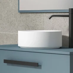 Conjunto de Baño en Azul Mate con Lavabo CAIRO