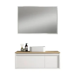 Conjunto de Baño en Blanco Mate LOIRA