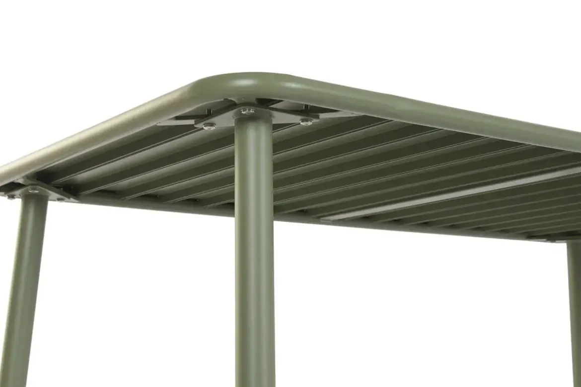 Conjunto de Comedor Exterior 4 Sillas Apilables Verde Menta MB-224152