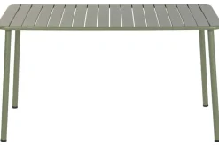 Conjunto de Comedor Exterior 4 Sillas Apilables Verde Menta MB-224152